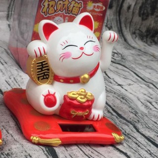 Mèo thần tài - mèo chiêu tài năng lượng mặt trời