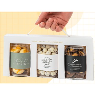 Tag Giấy Trang Trí Hộp Pet/ Hộp Nhựa Đựng Bánh Kẹo (set 6c)