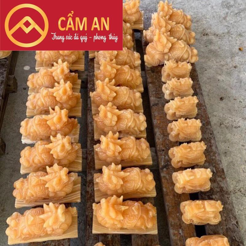 CẶP TỲ HƯU ĐÁ  HOÀNG LONG 16cm