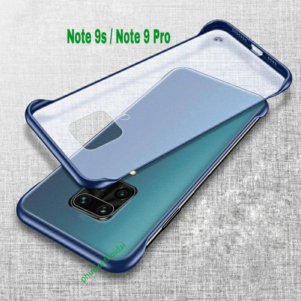 Ốp lưng Redmi Note 9s / Note 9 Pro nhám mờ siêu mỏng không bo cạnh 1