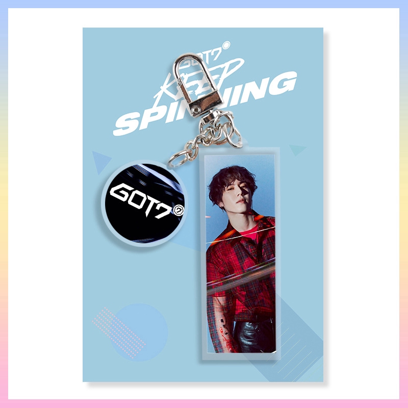 Móc khóa xe hơi mặt Kpop GOT7