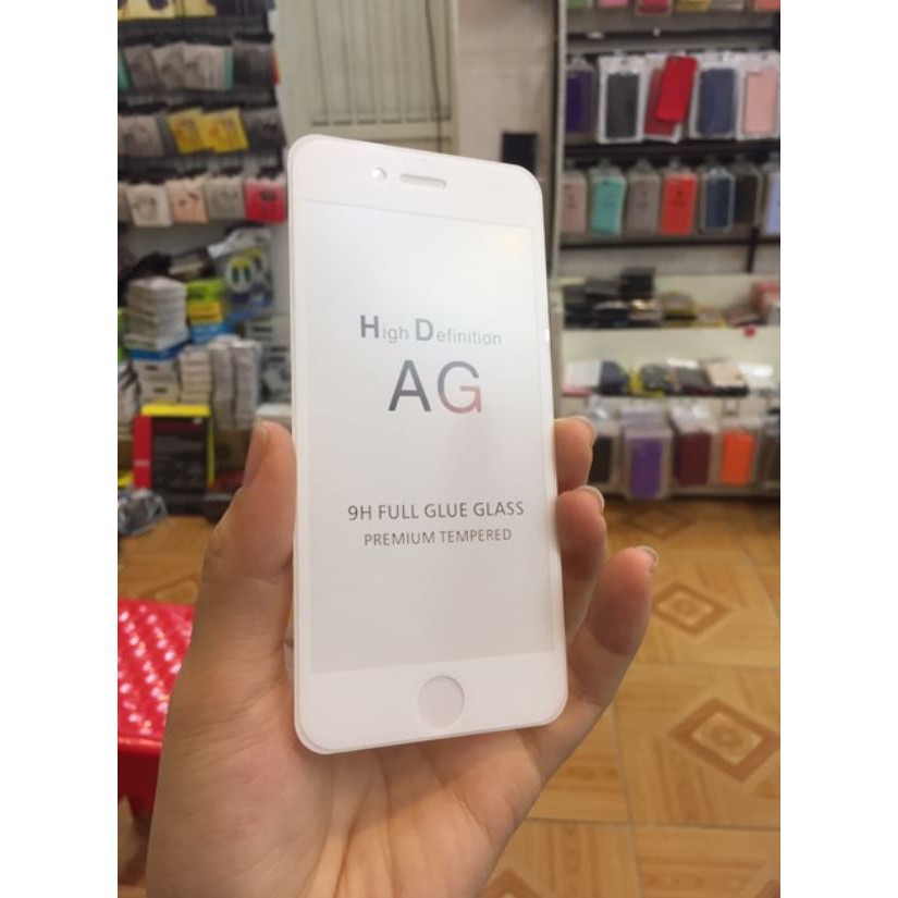 [IPHONE] Kính Cường Lực Nhám Full Màn Chống Vân Tay Iphone 6/7/8/X/Xs/XsMax