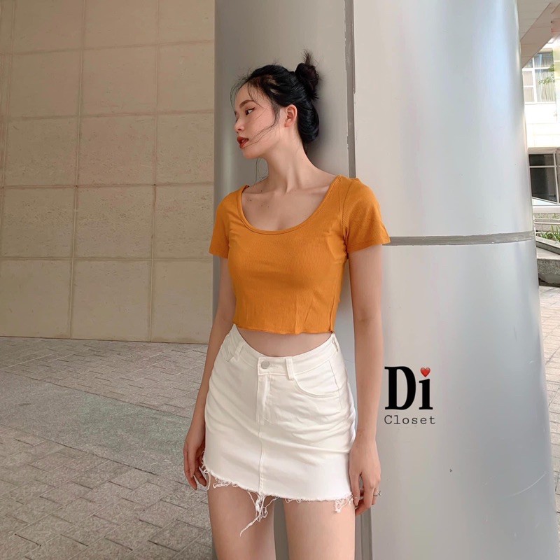 croptop vàng(HÌNH THẬT SHOP CHỤP)