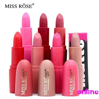 [Hàng mới về] Son môi nhung lì MISS ROSE 10 màu đẹp tự chọn