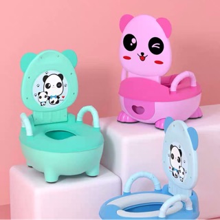 <GIÁ RẺ NHẤT> Bồn cầu/ Bô vệ sinh mini ngộ nghĩnh cho bé hình gấu trúc