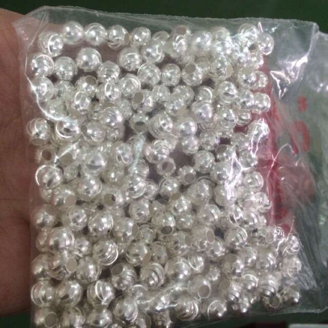 Bi bạc 925 6 ly 10 viên 36k