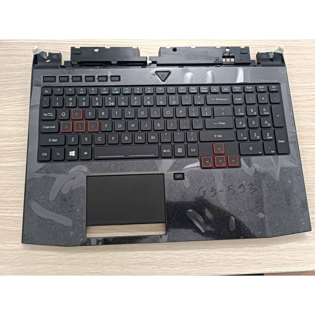 VỎ MẶT C KÈM PHÍM DÀNH CHO LAPTOP ACER G9-593 NEW CÓ LED ĐỎ