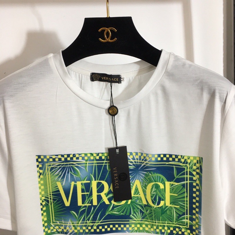 Áo thun nữ Versace cao cấp in logo thương hiệu