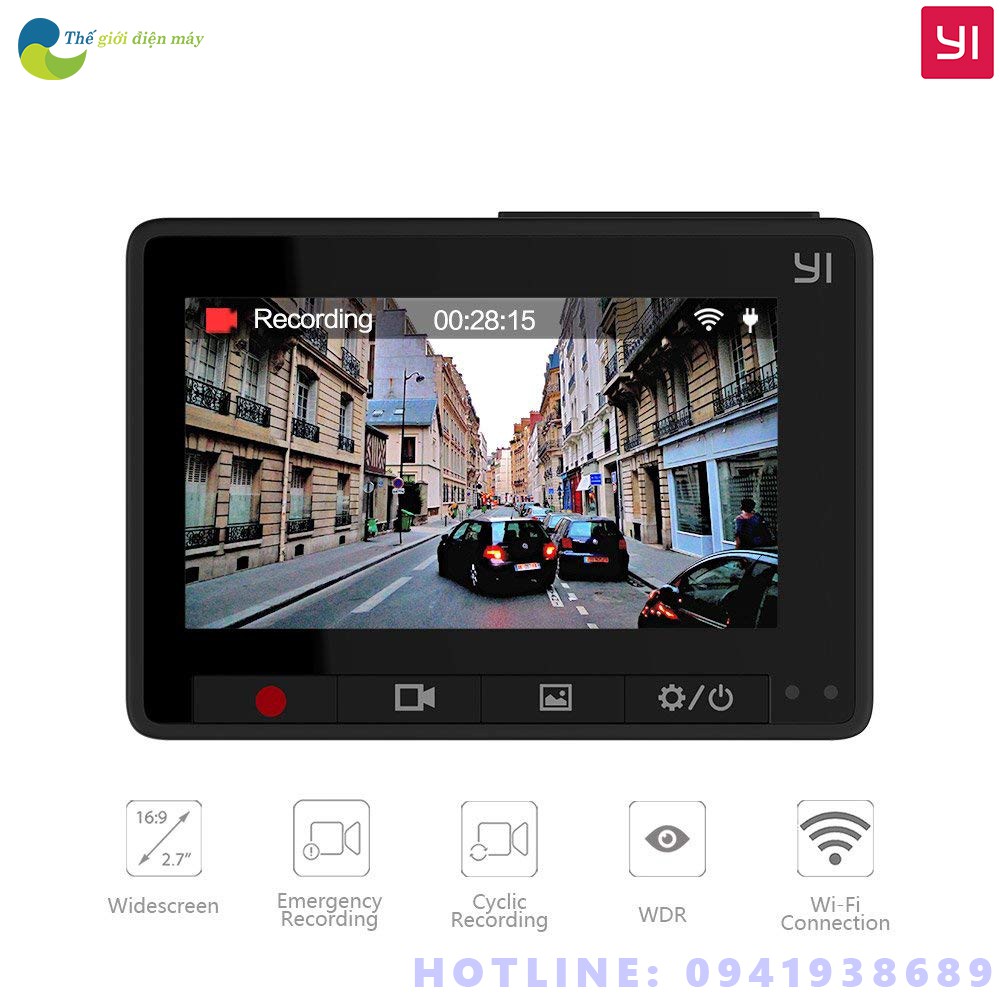 [Bản quốc tế ] Camera Hành Trình Xiaomi Yi Car DVR 1080P - Bảo Hành 6 Tháng - Shop Thế Giới Điện Máy | BigBuy360 - bigbuy360.vn