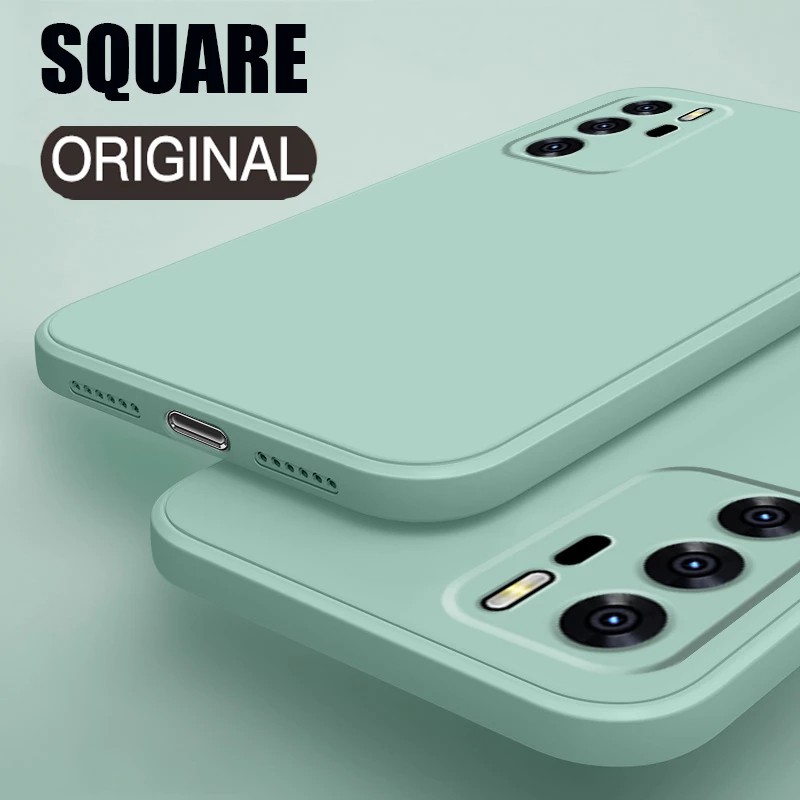 Ốp Điện Thoại Silicon Dẻo Hình Vuông Chống Sốc Cho Huawei Y9s Y9 Prime 2019