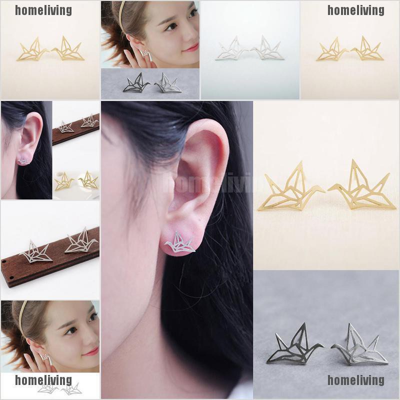 [homeliving] Bông Tai Chim Hạc Rỗng