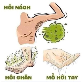 Xịt chống hôi nách hôi chân