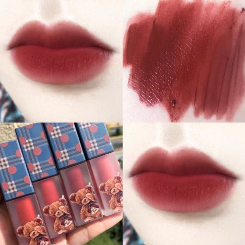 Son Môi Nhung Lì Dưỡng Ẩm Gấu Teddy