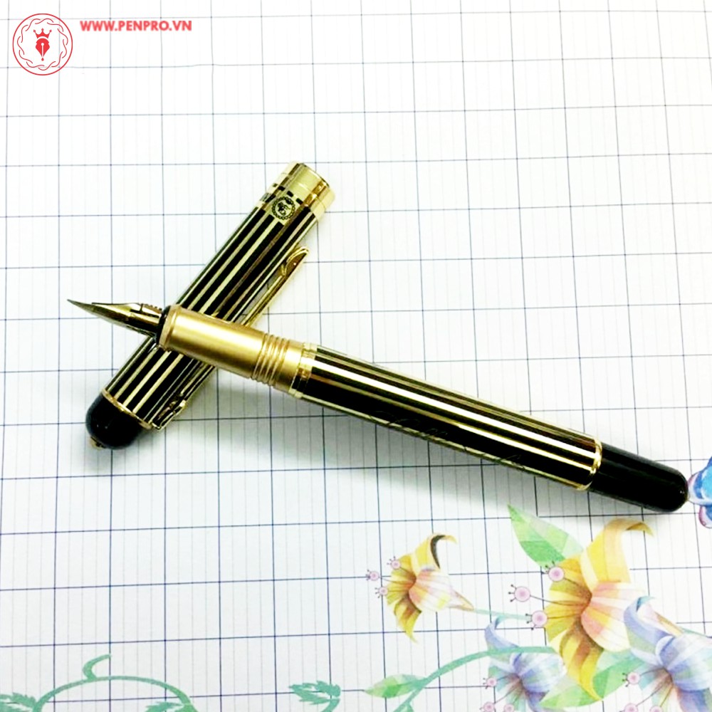 Bút Mài Thầy Ánh SH024 Gold,bút luyện chữ đẹp,penpro