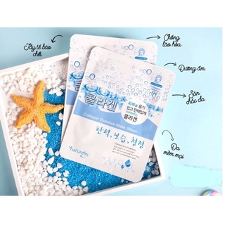 Mặt nạ collagen essence mask sheet dưỡng da nuôi dưỡng tái tạo tế bào - natureby - hàn quốc