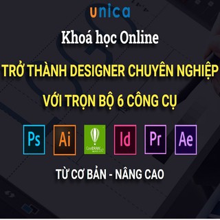Toàn quốc- [Evoucher]- Khóa học Trở thành DESIGNER CHUYÊN NGHIỆP VỚI TRỌN BỘ 5 CÔNG CỤ Thiết kế đồ họa