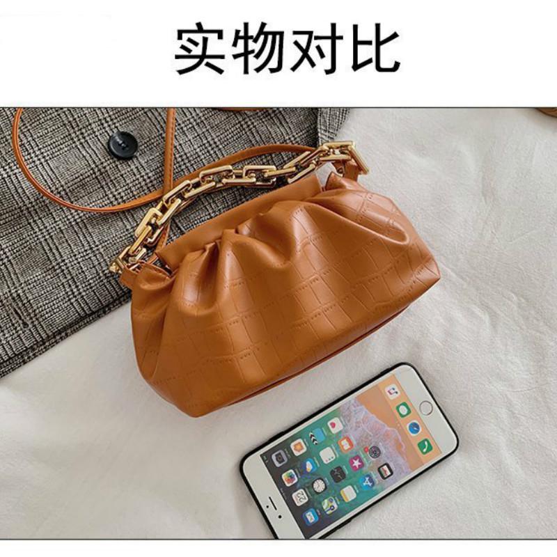Túi đeo vai JASMIN NOIR giả da cá sấu thiết kế độc đáo thời trang cá tính cho nữ