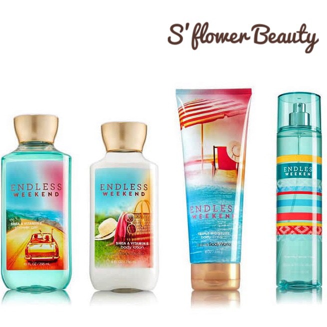 [Auth] Sản Phẩm Tắm Dưỡng Xịt Thơm Toàn Thân Lưu Hương Mịn Da Bath & Body Works - Endless Weekend