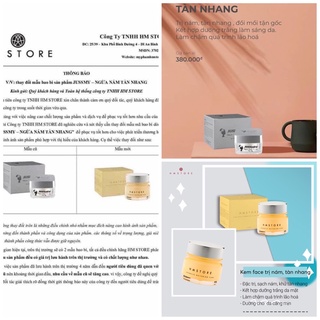 Kem face nám tàn nhang hm store