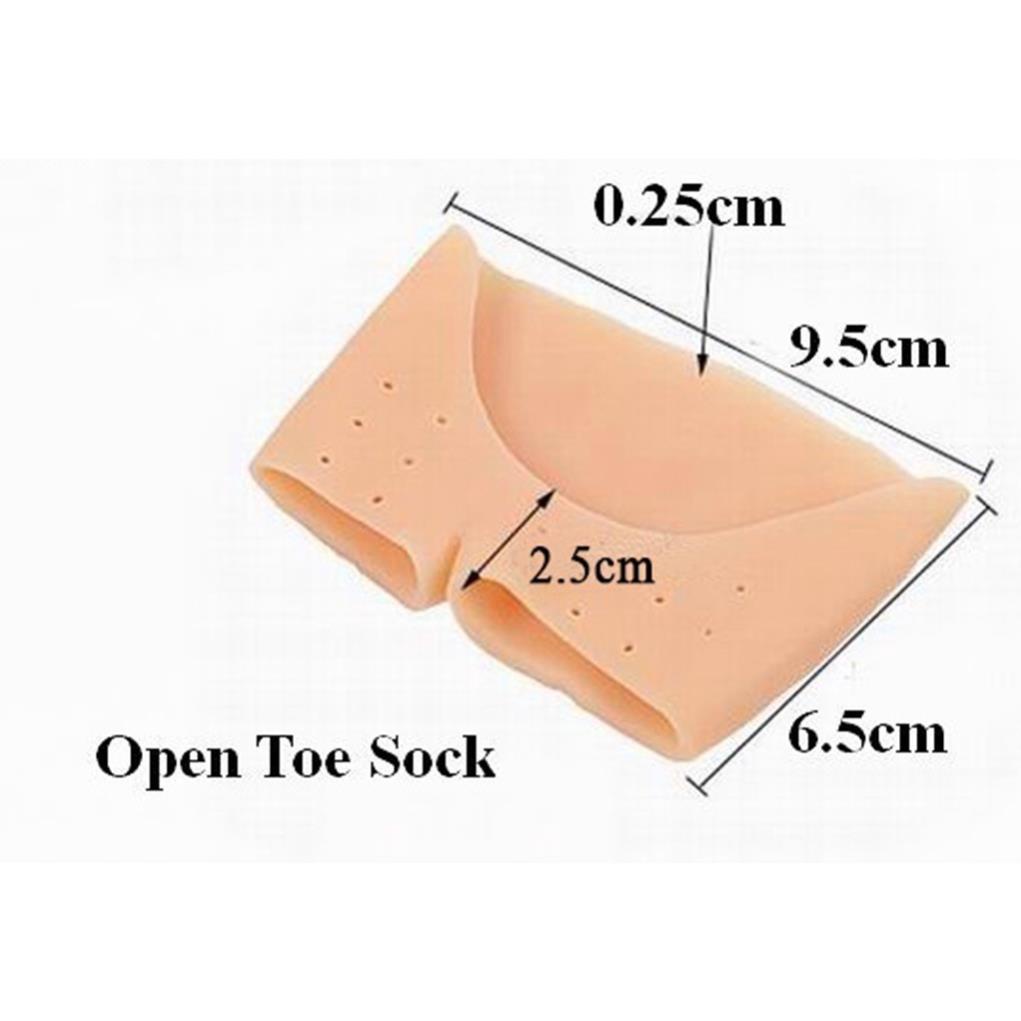 Miếng Đệm Mũi Giày Êm Chân Silicon Cho Giày Búp Bê, Thể Thao, cao gót cho nam nữ (1 Cặp)