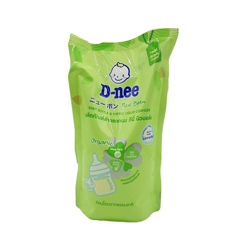 Nước rửa bình sữa / rưa chén bát và rau quả Dnee 600ml Thái Lan