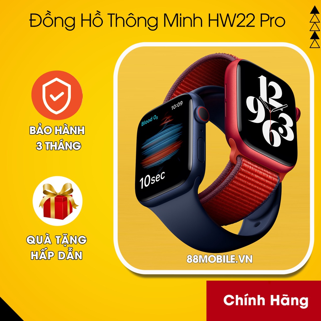 [Mã 273ELHA100K0 hoàn 7% đơn 500K] Đồng Hồ Thông Minh SMART WATCH Seri 6 - Nghe Gọi - Nhận Thông Báo - Thay Hình Nền