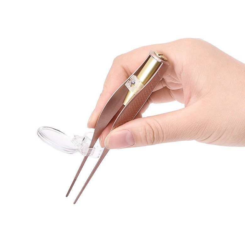 Bộ dụng cụ lấy ráy tai cao cấp cho trẻ bằng thép không dỉ, kèm pin và kíp lúp