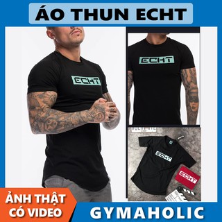 Áo thun echt cao cấpb - áo tập gym hàng xuất dư xịn 2020