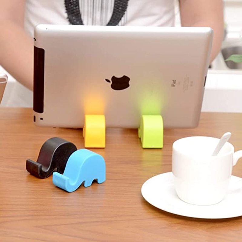 Giá Đỡ Điện Thoại / Máy Tính Bảng Để Bàn Hình Chú Voi Màu Macaron Xinh Xắn Tiện Dụng