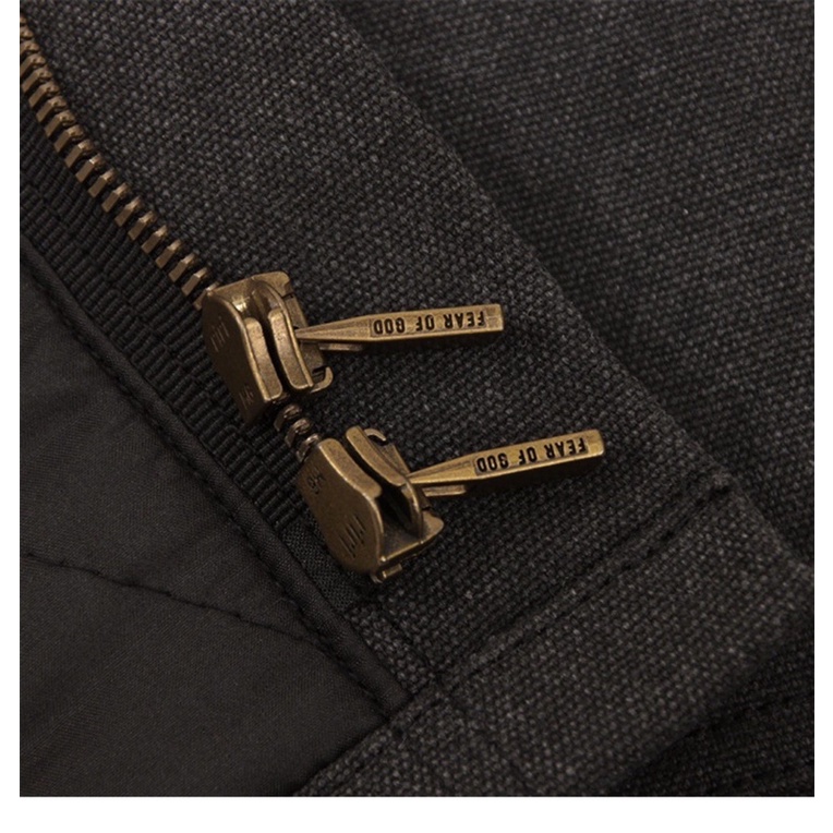⚡️⚡️Áo khoác FEAR OF GOD 7TH / Black Canvas Work Jacket - Jacket  FOG/ jacket essentials