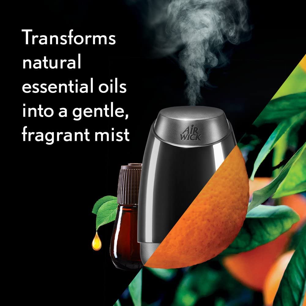 Tinh Dầu Air Wick Essential Oils Diffuser Mist Refill  Air Freshener, Thay Thế Cho Máy Khuếch Tán Siêu Âm