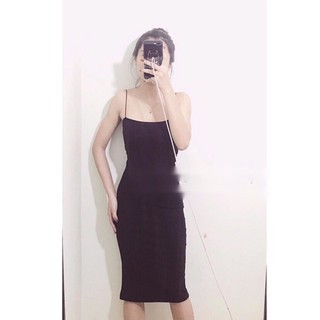 VÁY BODY 2 DÂY Chun DÁNG NGẮN VÀ DÀI QUA GỐI, ĐẦM ÔM