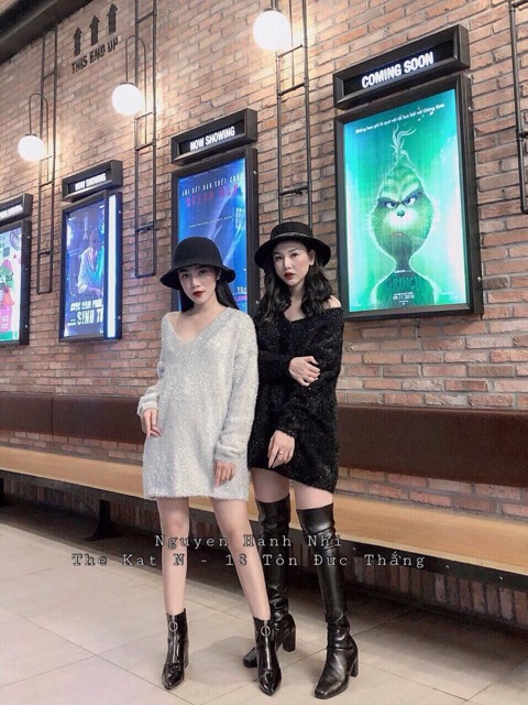 Váy len kim tuyến