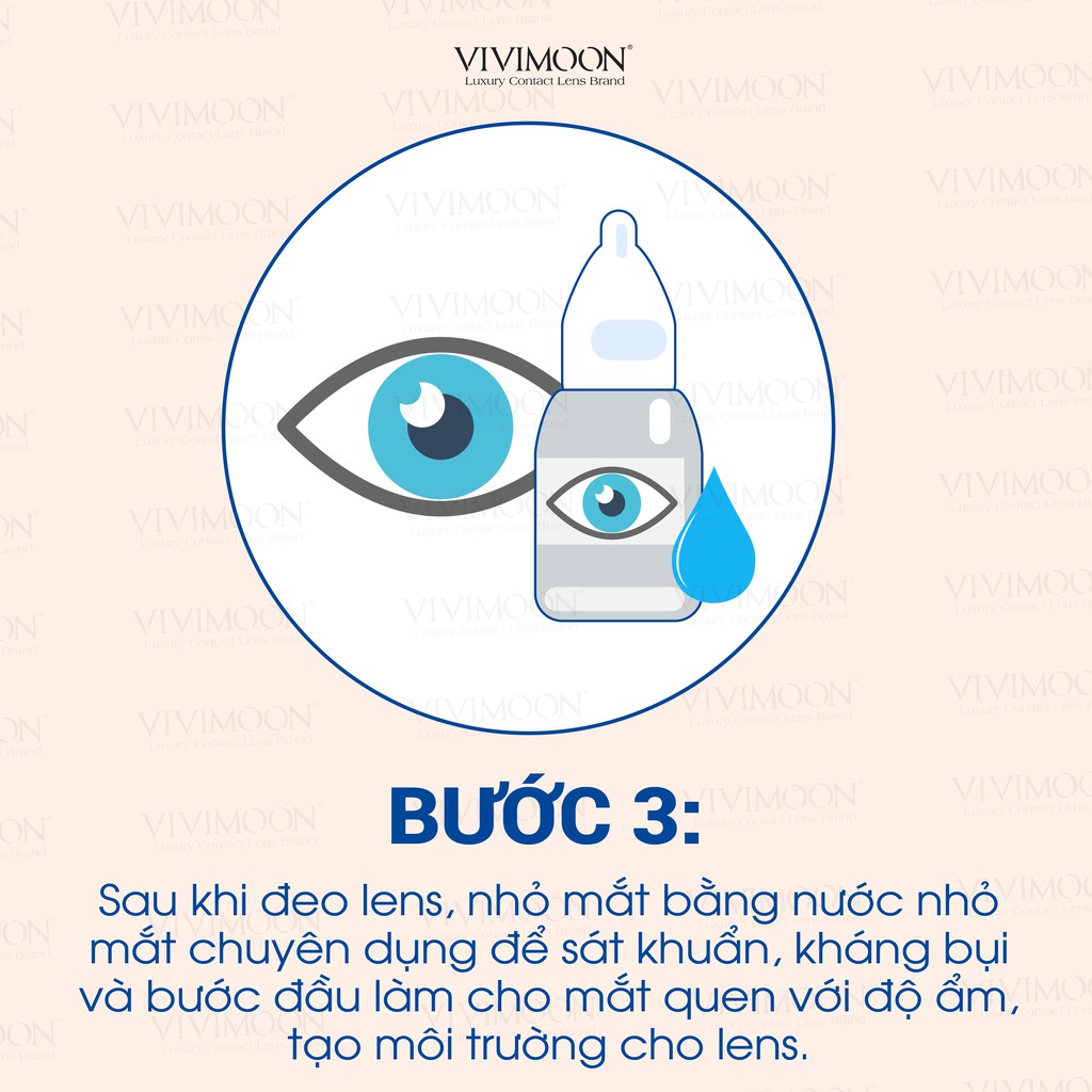 Nước nhỏ mắt cho lens Hàn Quốc VIVIMOON Frenzpro B5 13ml