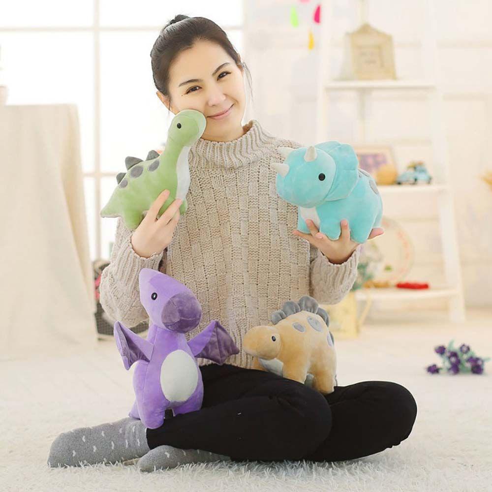 LILYES Đồ chơi nhồi bông Hình Rồng Triceratops Trang Trí Nhà Cửa
