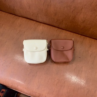 [Katnip Clothing] Túi da cỡ vừa basic màu be/nâu