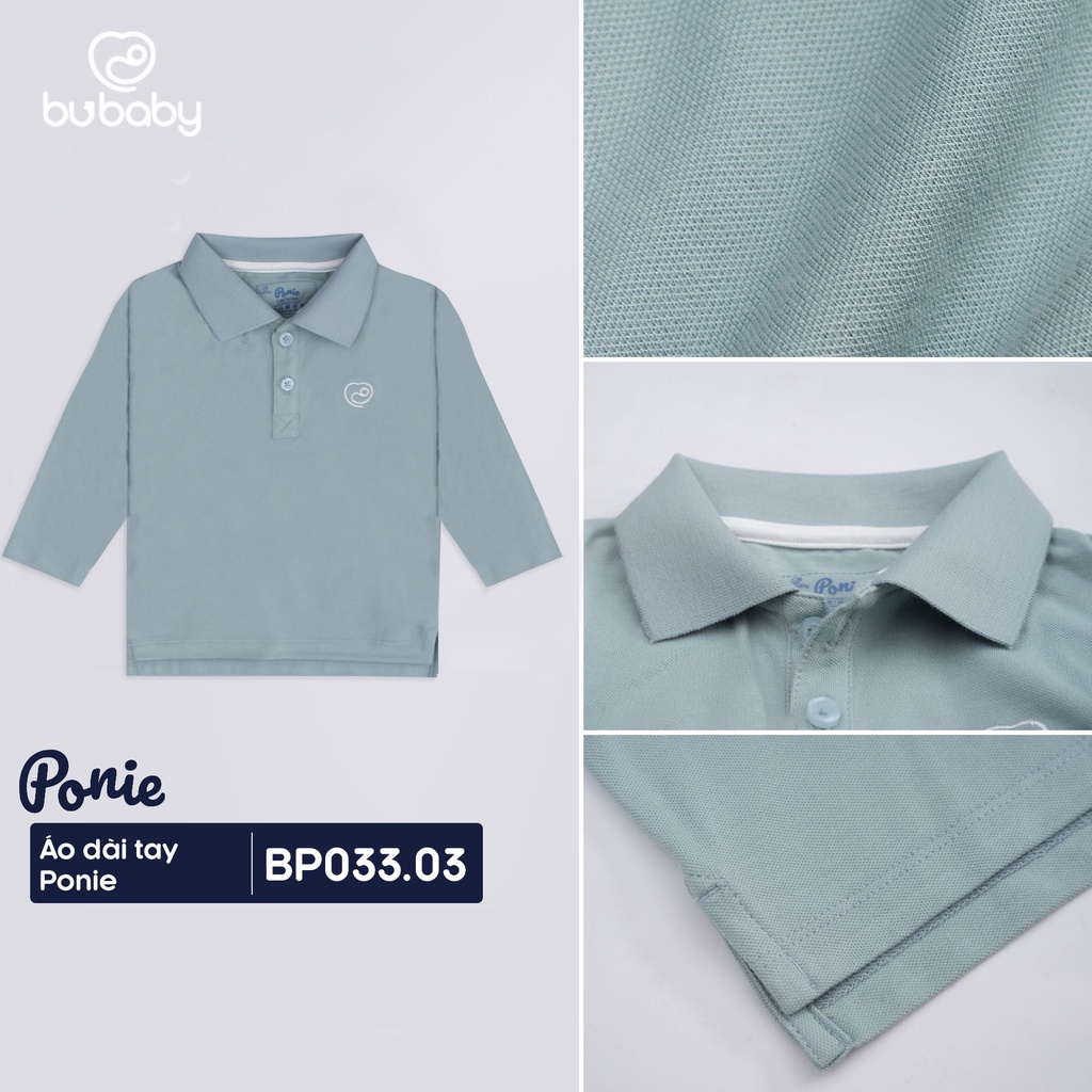 Áo dài tay Bu Ponie cho bé 6m - 4Y BP033.02/03