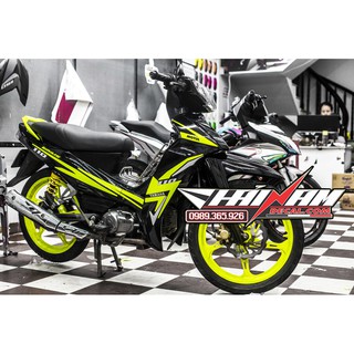 Tem Trùm Sirius vàng Đen Motul