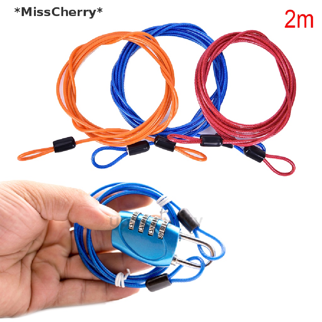 Dây Xích Xe Đạp 2M Bằng Thép Bện Chắc Chắn [Hot]