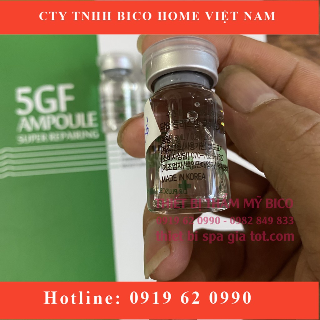 [Hàng Chuẩn] Tế Bào Gốc Sẹo Rỗ Dr Pluscell 8ml Hàn Quốc- Dr Pluscell 5GF AMPOULE  -Thiết Bị Spa BICO | BigBuy360 - bigbuy360.vn