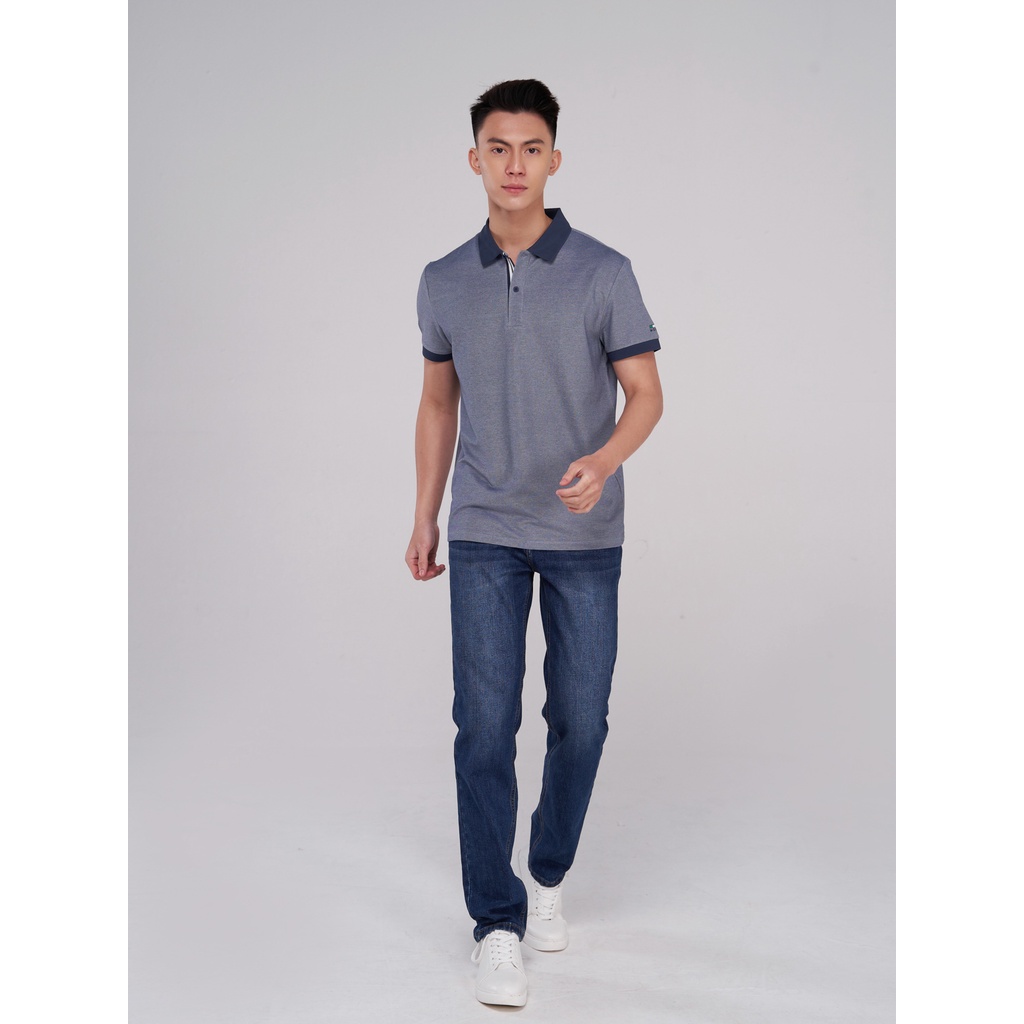 Áo Polo Nam Mắt Chim Melang Phối Nẹp YODY Siêu Thoáng Mát Thấm Hút Mồ Hôi Tốt APM5183