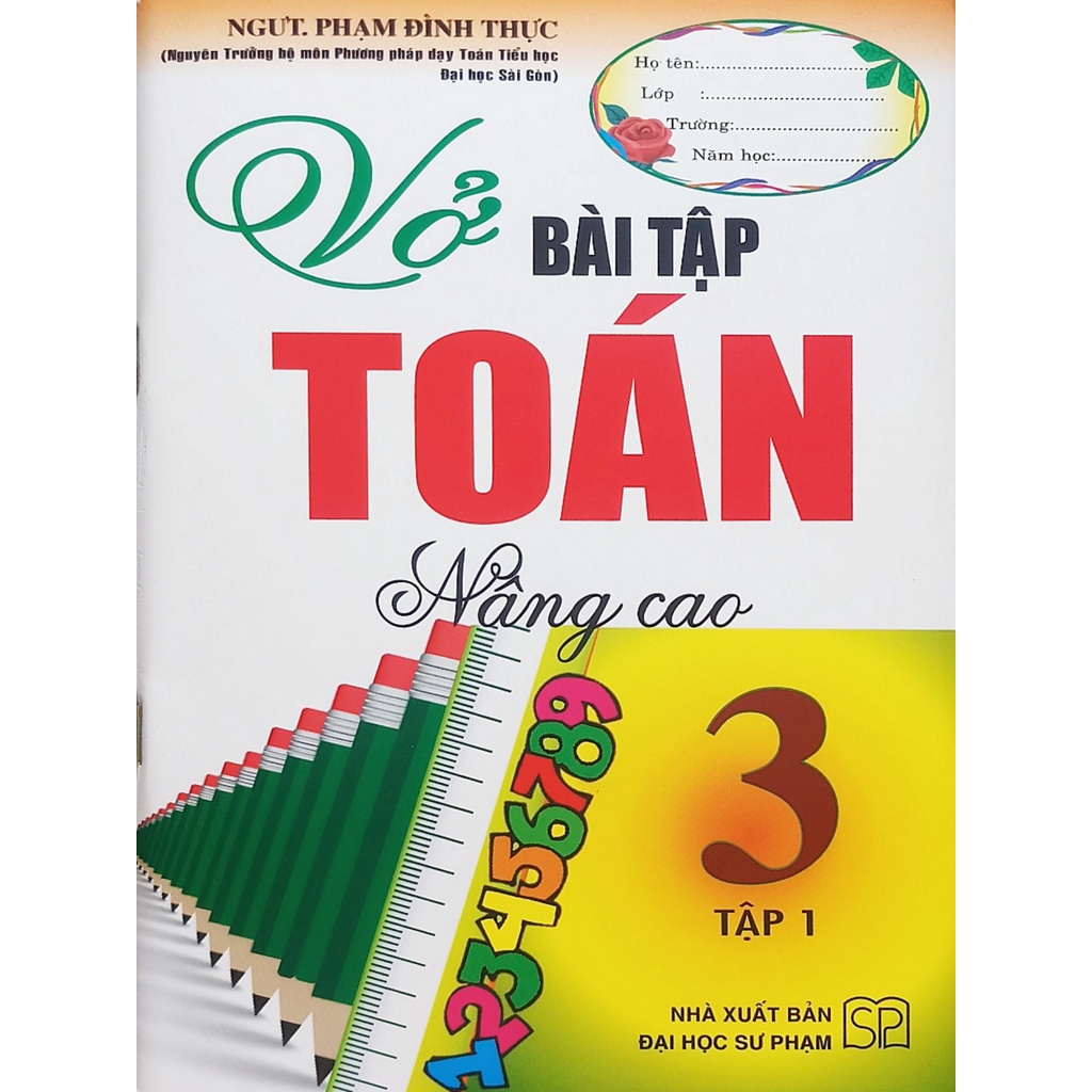 Sách - Vở Bài Tập Nâng Cao Toán Lớp 3 - Tập 1