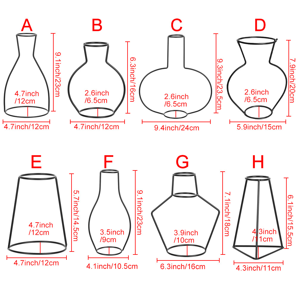 Khung Kim Loại Treo Chậu Hoa Trang Trí Nội Thất