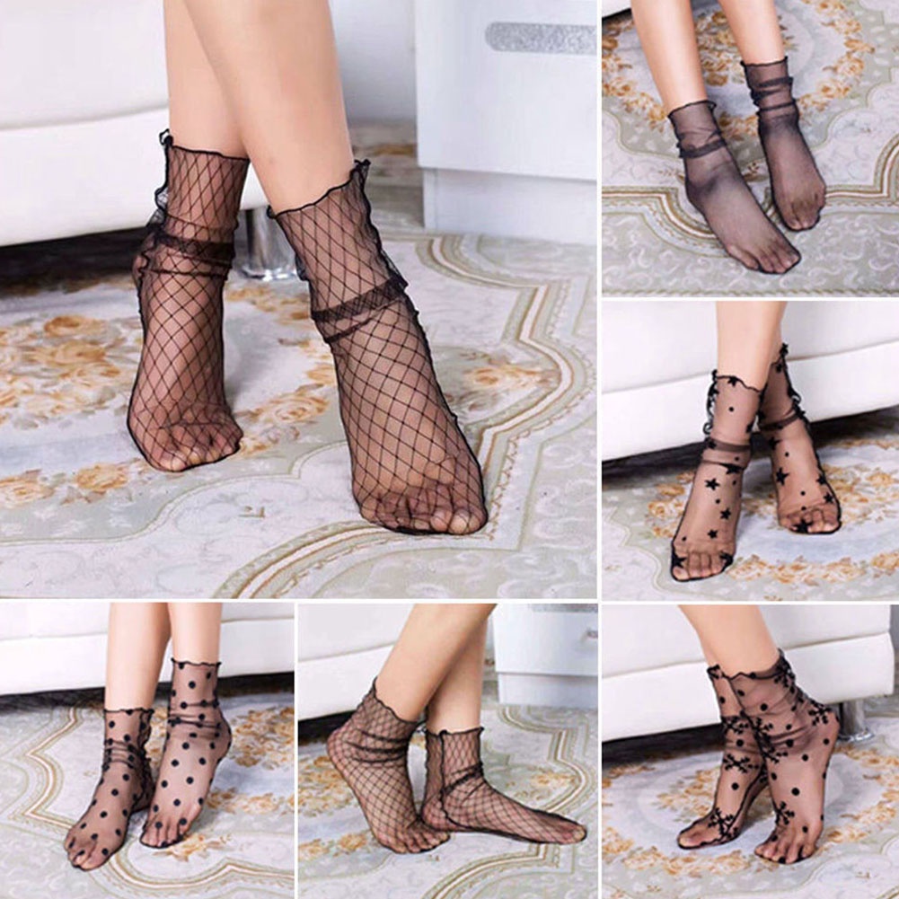 Tất chân ren siêu mỏng đàn hồi quyến rũ cho nữ