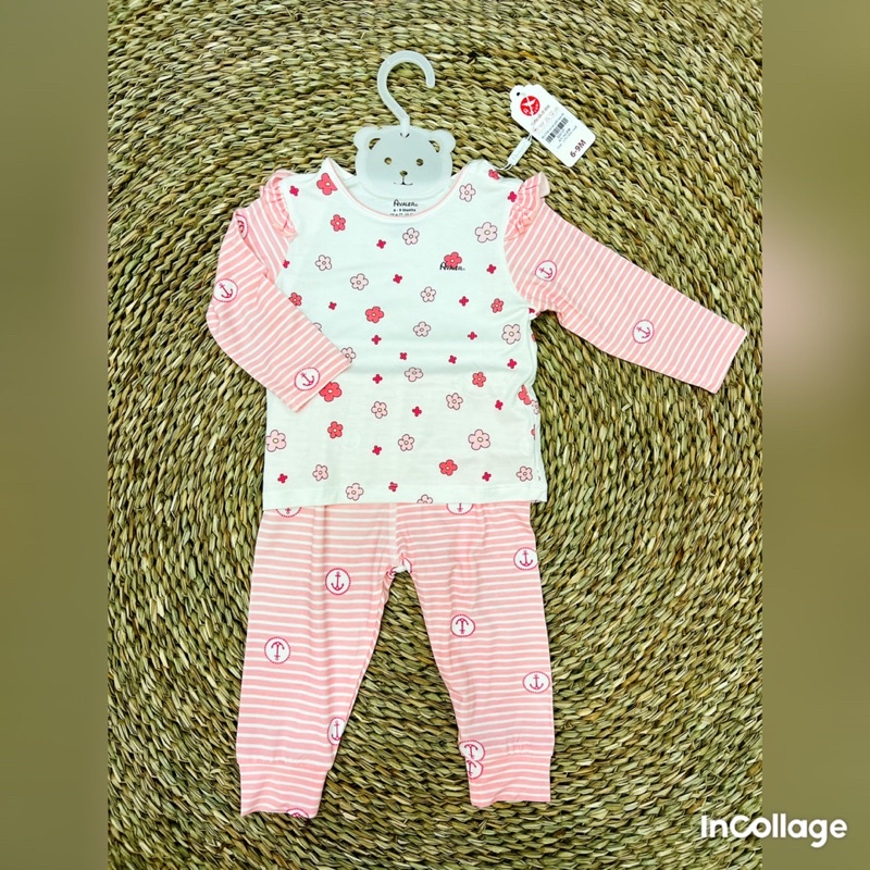 Bộ Avaler dài tay thu đông cho bé chất liệu sợi tre