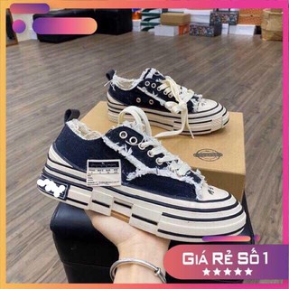 [Hot trend] Giày sneaker style rách cao 3,5-4cm HOT NHẤT 2020 [ bản đế gỗ]