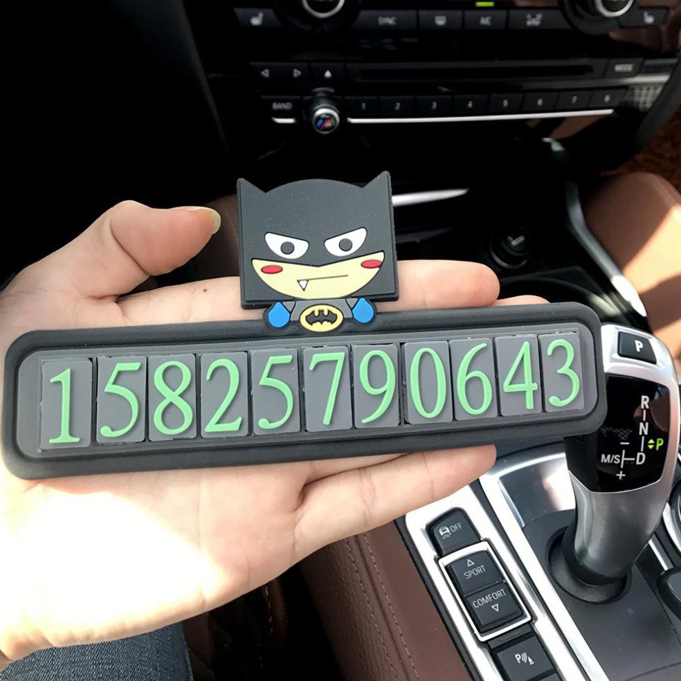 Bảng ghi số điện thoại xe hơi ô tô siêu nhân bản to