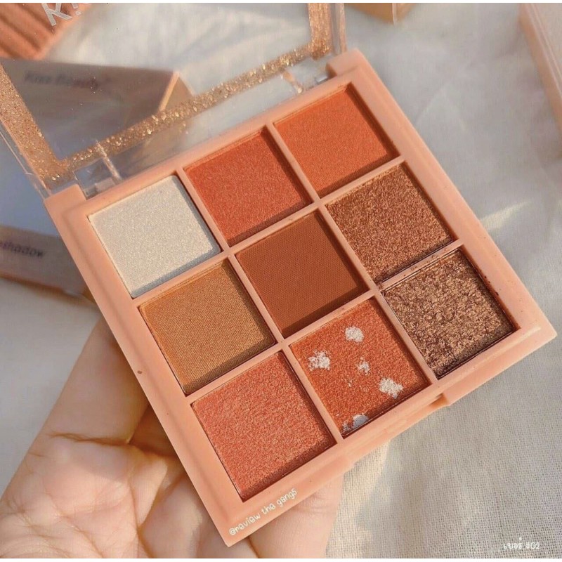[MAKEUP] Bảng Phấn Mắt 9 Ô Kiss Beauty Luxury Pro Eyeshadow | BigBuy360 - bigbuy360.vn