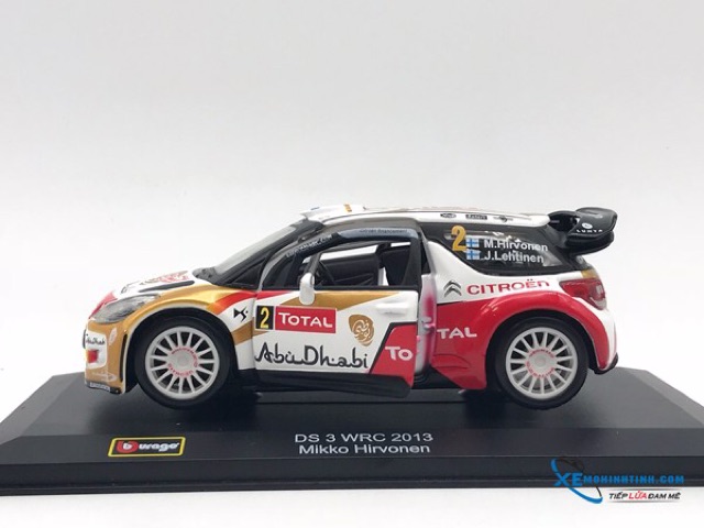 Xe Mô Hình Citroen C-ELYSÉE WTCC 2014 #2 Bburago 1:32 (Đỏ)