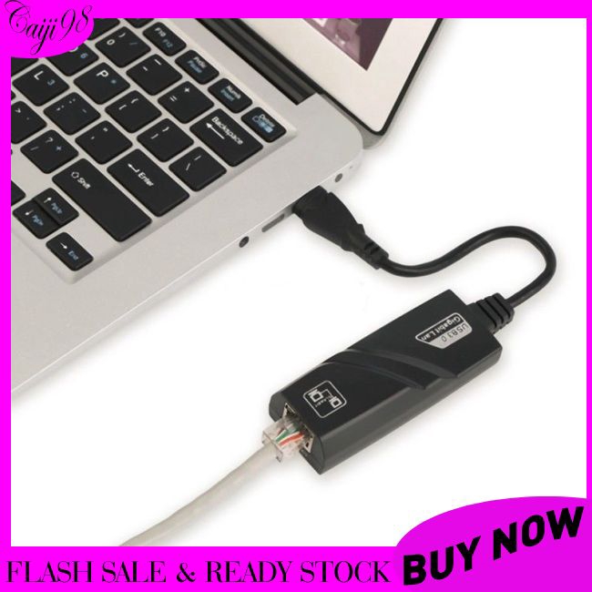 USB 3.0 to 10/100/1000 Mbps Gigabit RJ45 Ethernet LAN Network Adapter for PC